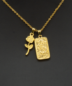 Collana Rosa fiorita