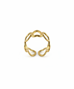 Anello Cuori Intrecciati