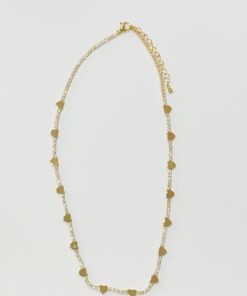 Collana cuori strass